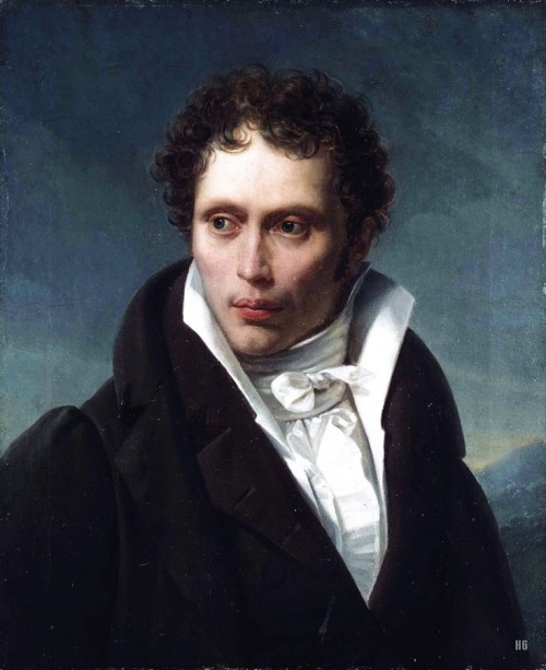 Arthur Schopenhauer as a young man (1815)   by Ludwig Sigismund Ruhl. 