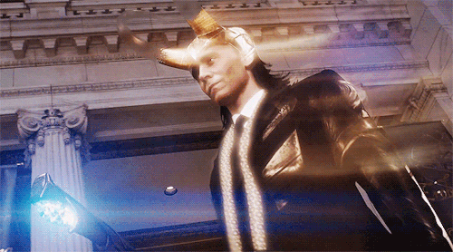 tomshiddleston:“I am Loki of Asgard, and I’m burdened with glorious purpose”Tom Hiddleston as Loki i