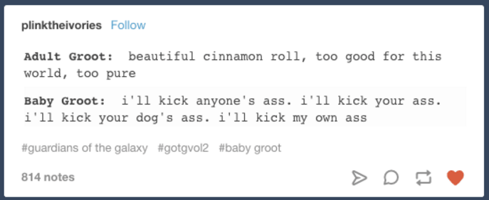 buzzfeed:  19 Jokes You’ll Only Get If You’ve Seen “Guardians Of The Galaxy: