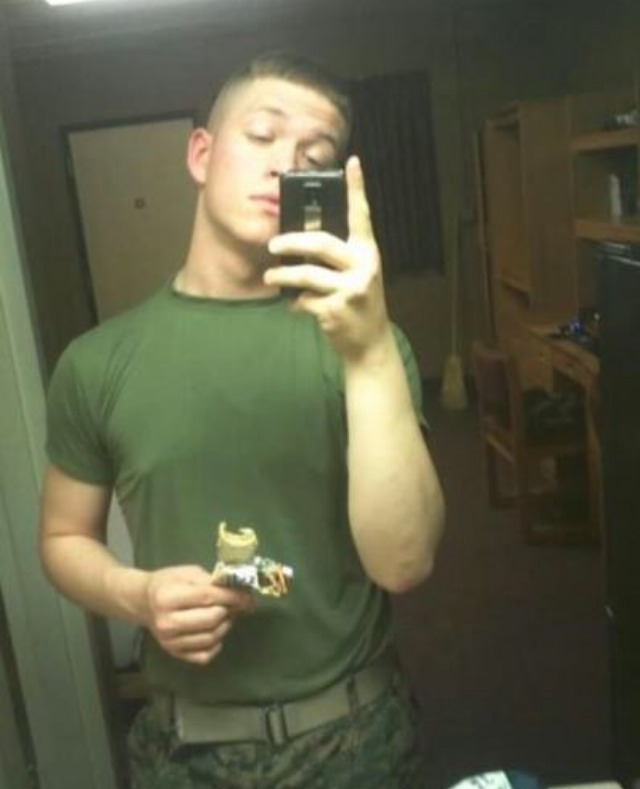 militaryboysunleashed:  19 year old marine 