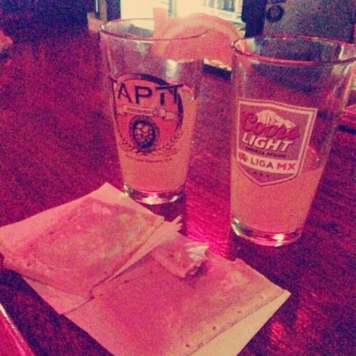 The bar last night had Poptarts!! Best combo EVER!! #poptart #beer #soweird