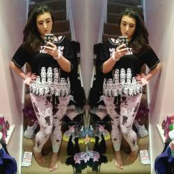 Hello Star Wars PJs!!   #selfie #starwars #starwarspjs #mirrorselfie #ootd #me #stormtroopers #pyjamas #pjday #leggings