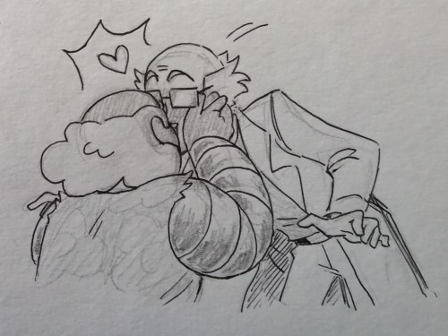 Coomer Giving Bubby A Surprise Kiss Maybe