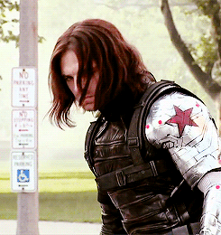 thebatmn:  Sebastian Stan on Captain America: The Winter Soldier behind the scenes.