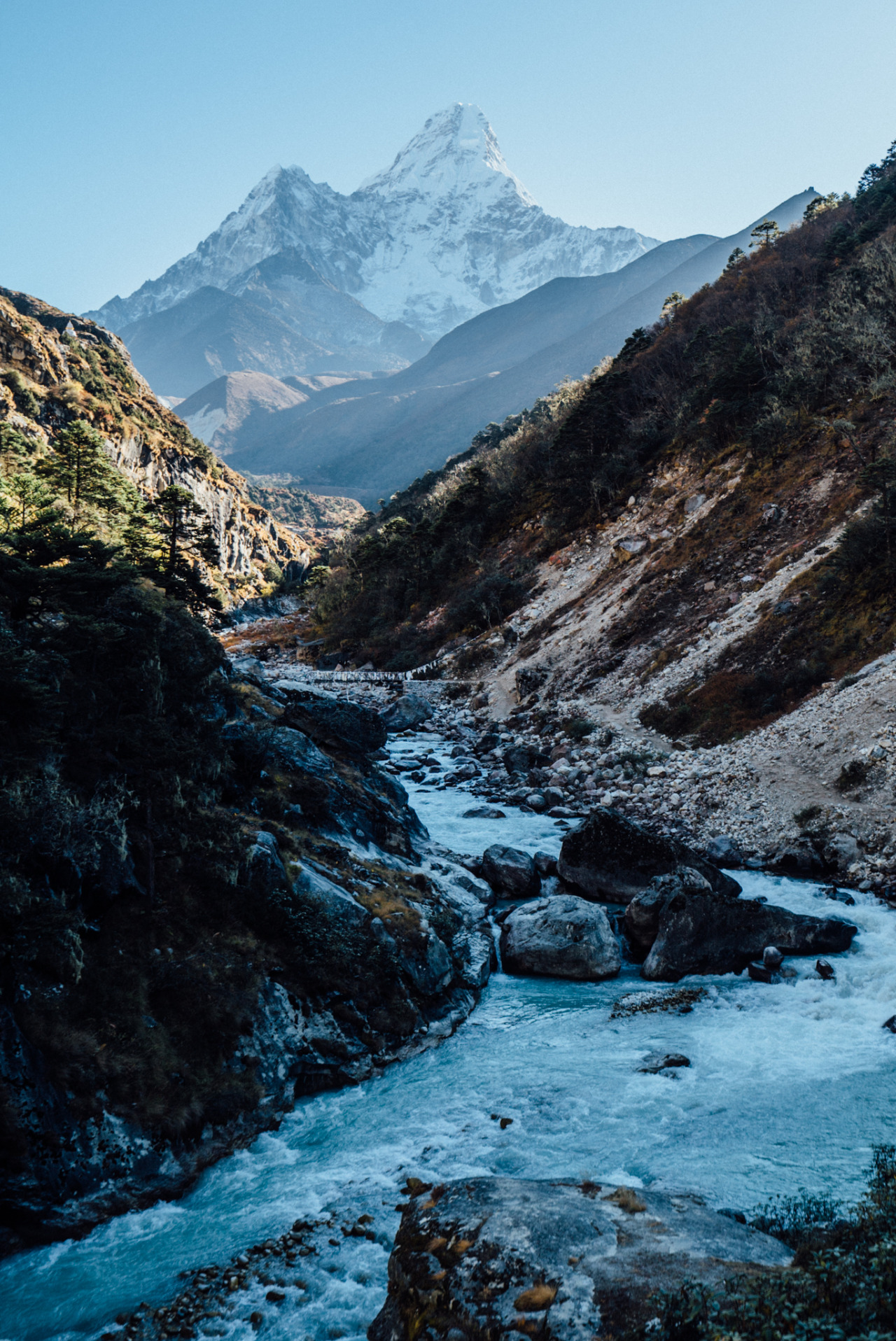 chrisbrinleejr:  Ama Dablam is probably the most beautiful mountain on the planet.