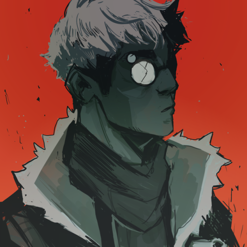 transmollymaukk: kelsuhart: your soul is forfeit  [ID start/ A digital drawing of Percy from Cr