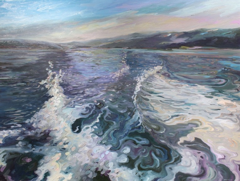 Jerri Finch (Belfast, Ireland) - Burning Off, 2011    Paintings: Oil on Canvas