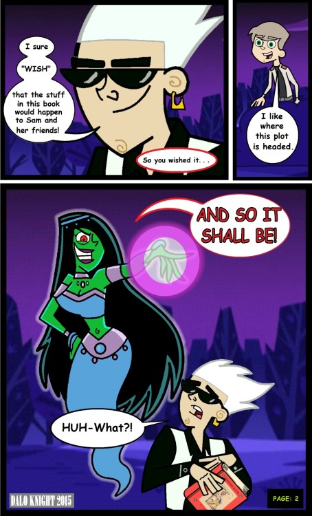 daloknight:  A mini comic I created back in 2015 that tries to merge the works of Simon Benson with the Danny Phantom cast.