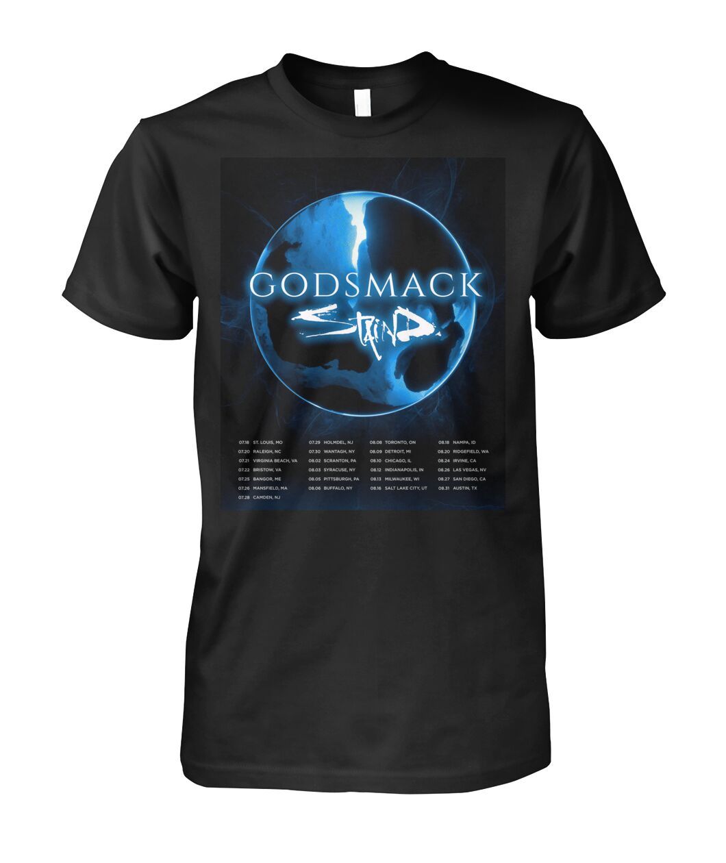 Teesprintcous — Godsmack And Staind Tour 2023 T Shirt