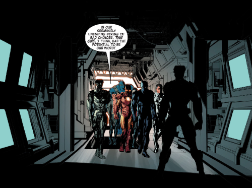 New Avengers #11 by Jonathan Hickman, Mike Deodato, and Frank Martin