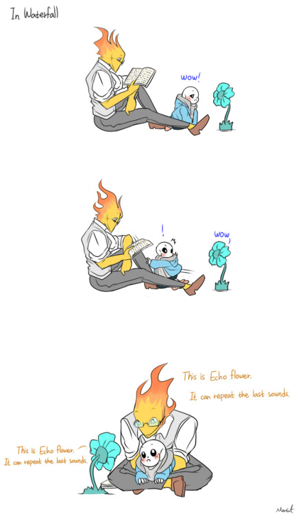 XXX mooncatyao:  [Echo flower-1] Grillby & photo