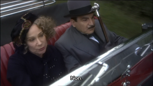 maisouipoirot:MRS OLIVER: You know, it’s not very nice to discover a body.POIROT: Non.MRS OLIVER: I 