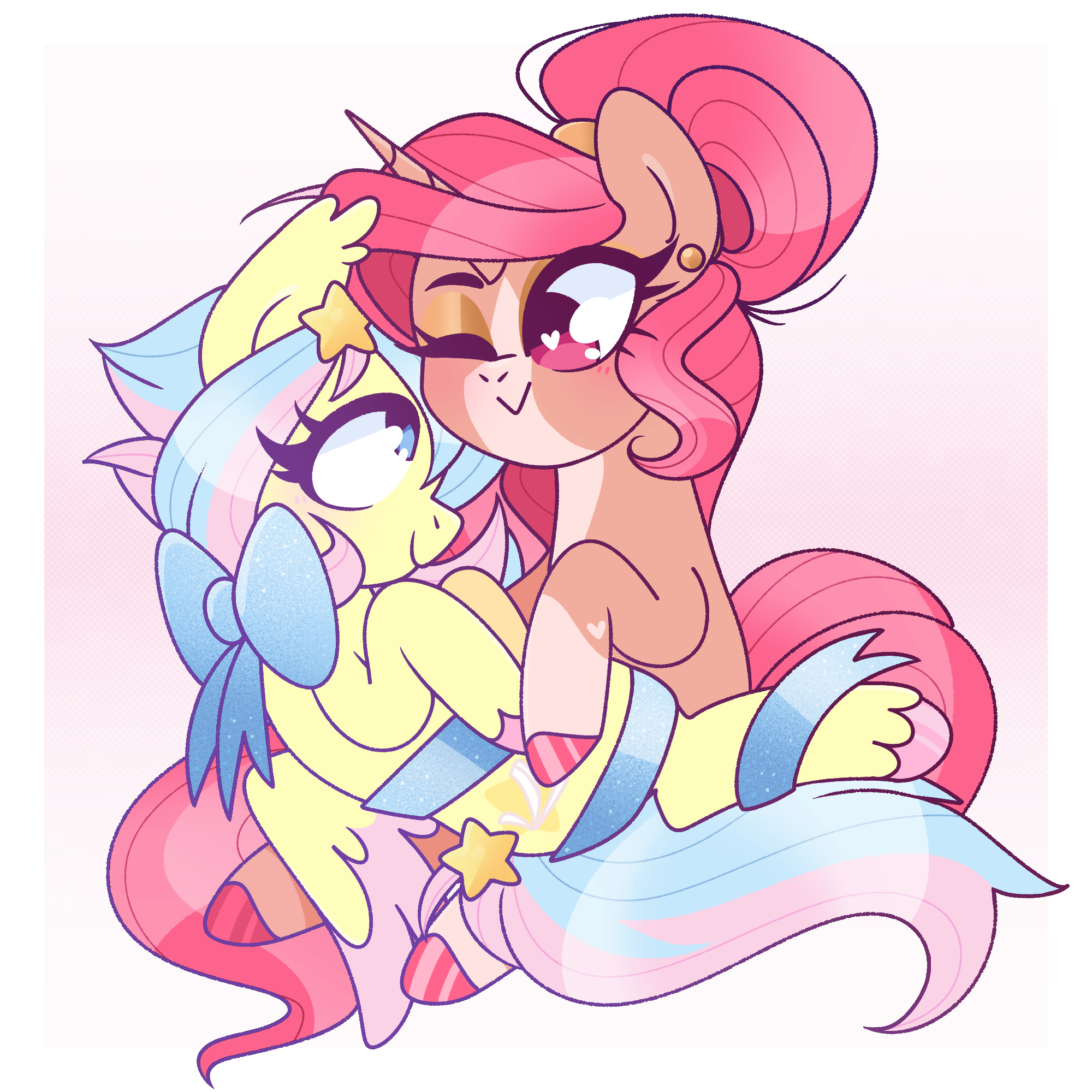 sapphire-shores:ALTALTALTALTALT🎀 Holiday YCH Pony Couples ✨$20 USD, DM for yours!(Click