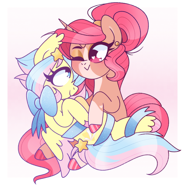 sapphire-shores:ALTALTALTALTALT🎀 Holiday YCH Pony Couples ✨$20 USD, DM for yours!(Click