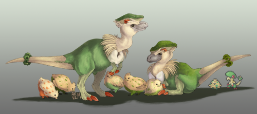 alekivz: a happy breloom family they often make their nests in plants known for their toxic, paralys