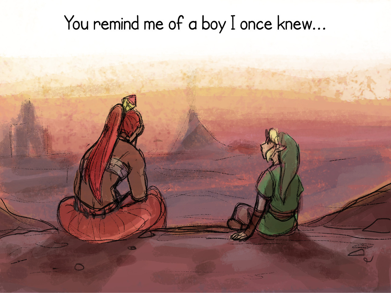 Growing Up Gerudo — Another holiday-themed birthday request! This