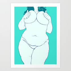 dragons-are-awesomee:  bloozchicken:  &ldquo;Thumbs Up&rdquo; Print Available Ready to hang above your fireplace. Society6 Store  Someone buy me this so I can stare at my body all day! 