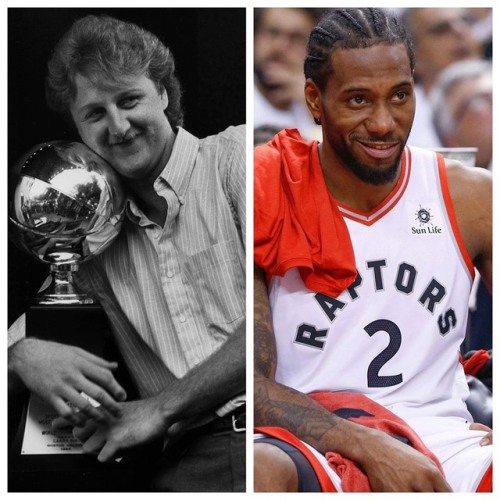 Kawhi Leonard currently leads all players this postseason in points, rebounds and steals.   The only player to do that in a postseason is Larry Bird in 1984. We haven’t seen a small forward so dominate on both ends of the floor in over 30 years!