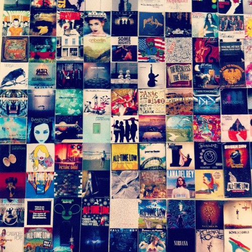 #albumwall #artists #music #albumcovers #paramore #alltimelow #falloutboy #panicatthedisco #blink182