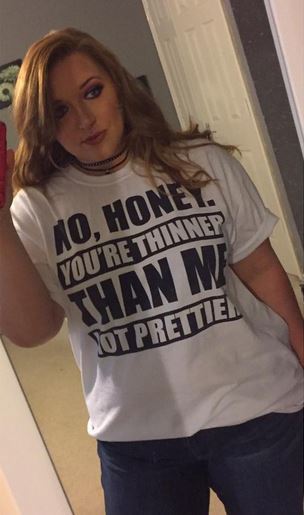 curvyangels:   “No Honey You’re Thinner Than Me, Not Prettier” Limited T-Shirt