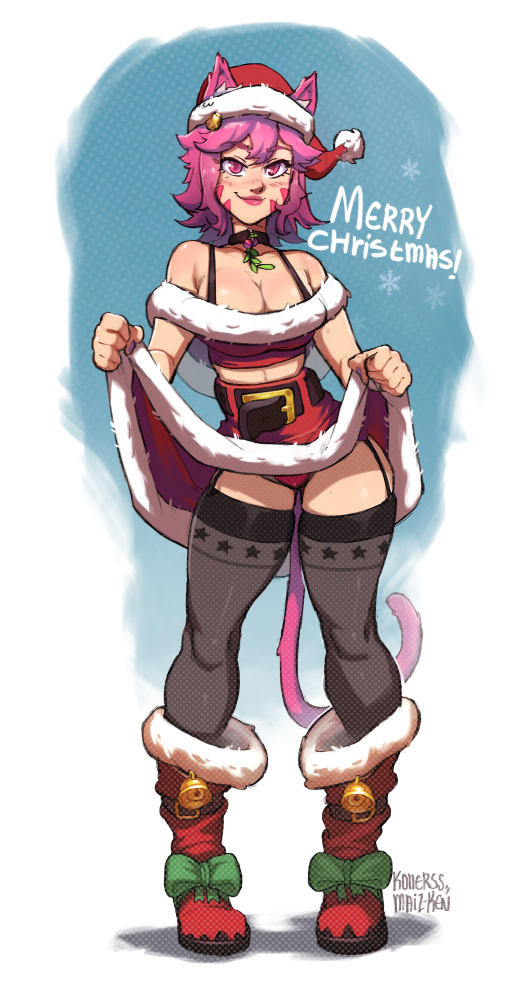 maiz-ken:  kollerss-arts:  Kollie wishes you a Merry Christmas!, Stay safe and happy