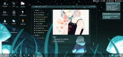 yukoki:  THEME [37] INTERPHASE by YUKOKI ✄ PREV 1: live / static | PREV 2: live / static | VIEW CODE ✄ 38 colour options 6 custom links 2 column 250px posts option cover wall paper option draggable windows &amp; desktop icons pop up archive, ask box,