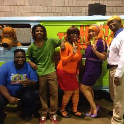 Cosplayingwhileblack:  Characters: Shaggy, Velma, Daphne, And Fredseries: Scooby-Doo