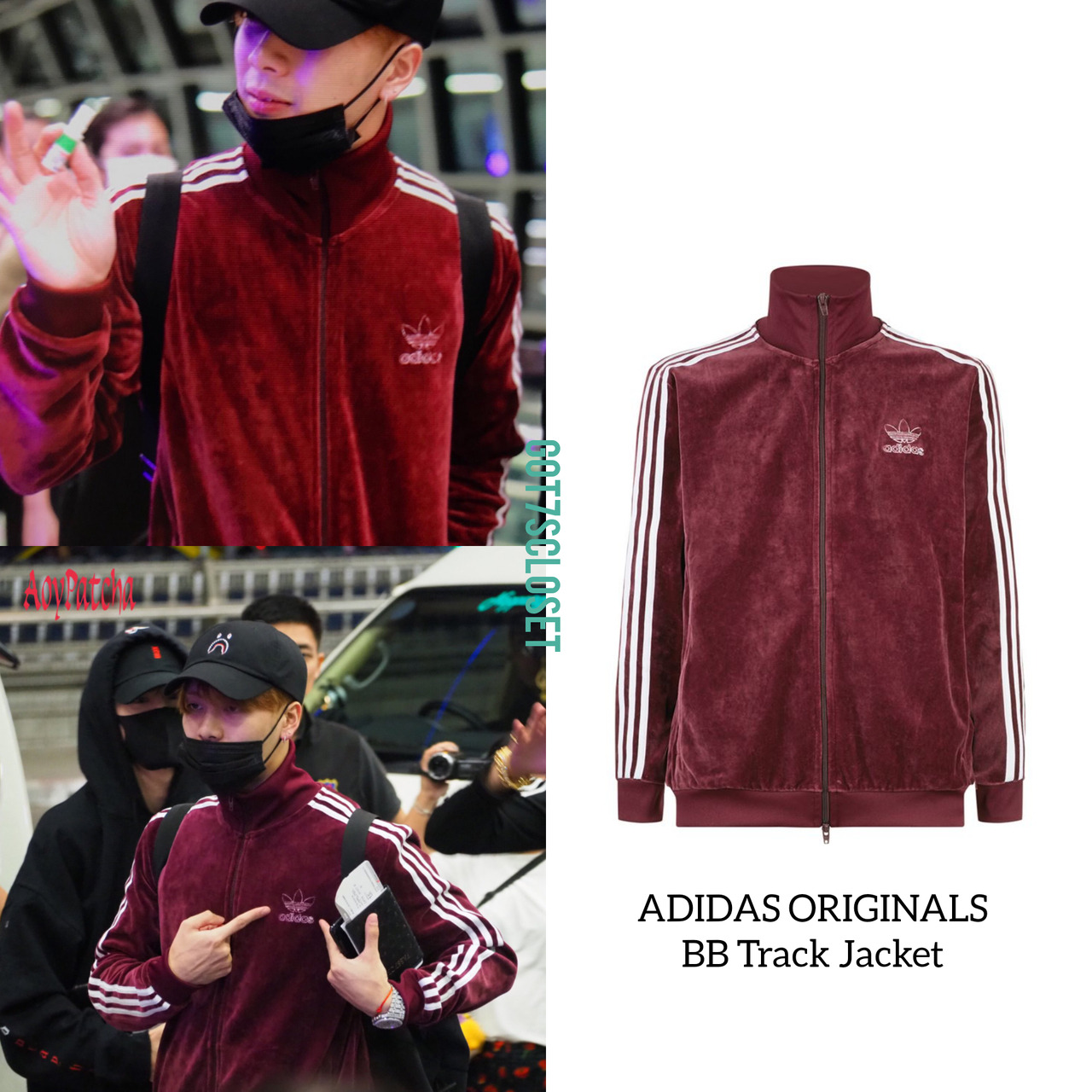 adidas bb track jacket red