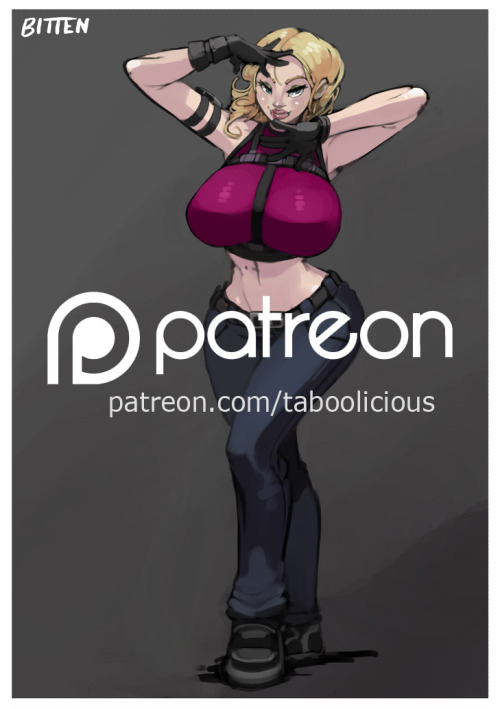 taboolicious:  My buddy @bittenhardly​ surprised me with this awesome pic, its really nice to see some of my other girls getting some love!he also did a naked pic of Karen here, but those will remain exclusive of the ingame gallery.dont forget to support
