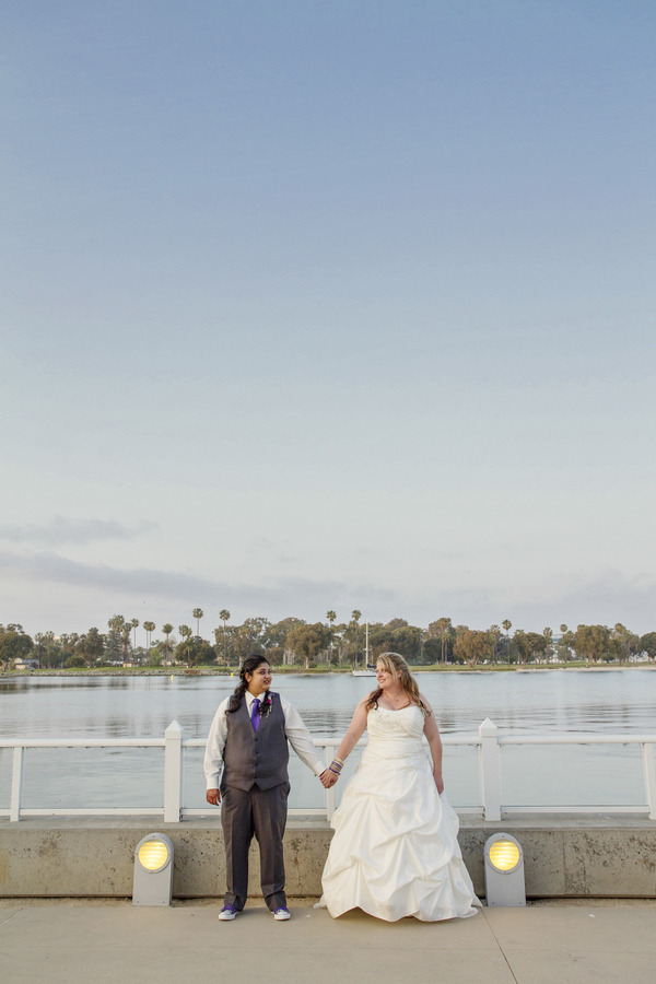 beautifulsouthasianbrides:  Interracial Indian&amp;Amerian Lesbian Wedding Photos