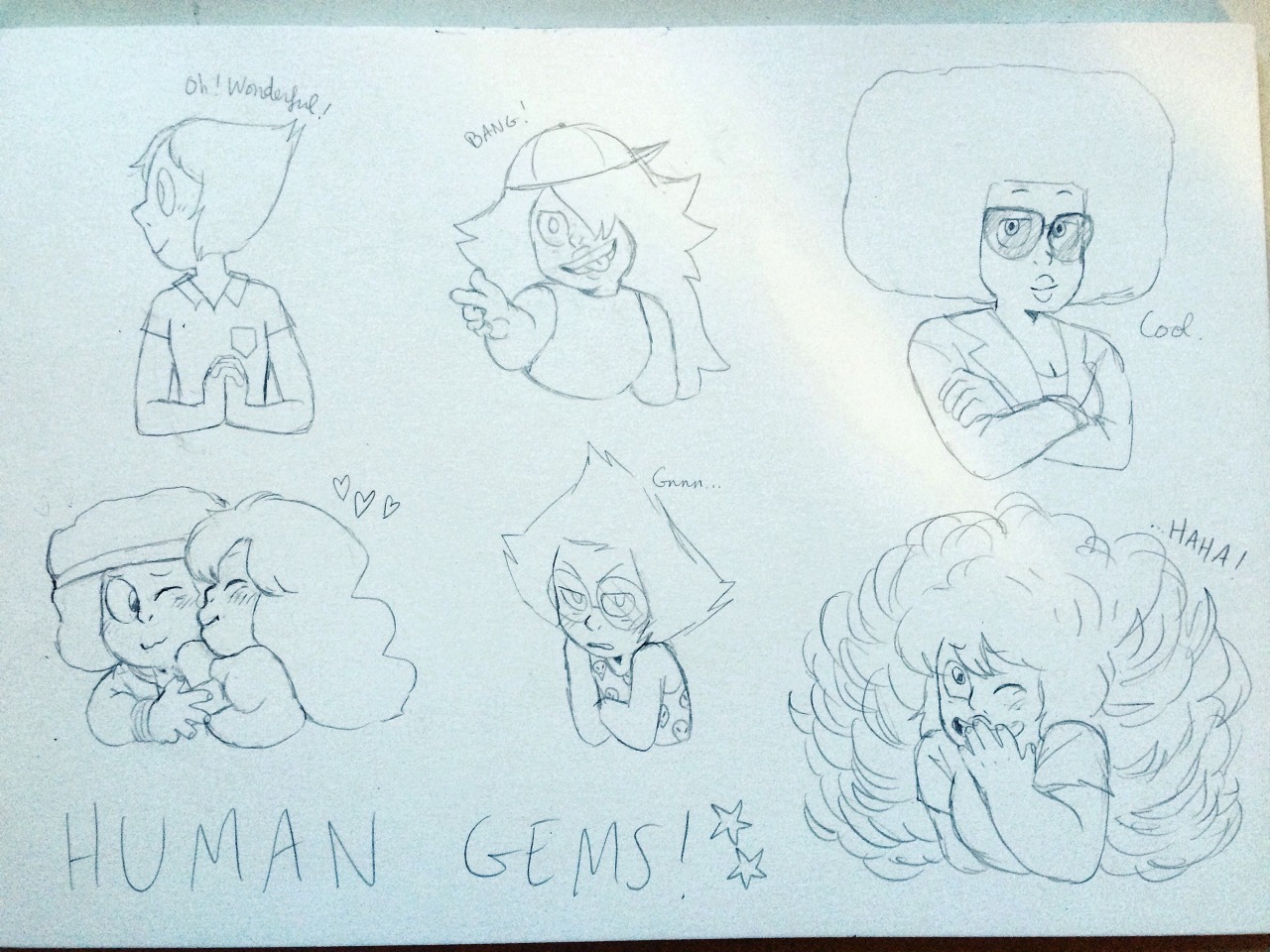 nina-rosa-draw:  I love my human gems 💕✨⭐️ And being a human having a gem