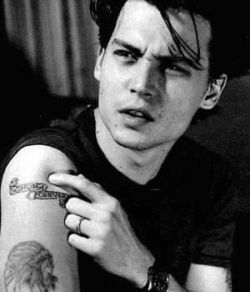 Amused-Itself-To-Death:  Johnny Depp Tatoo Winona Forever