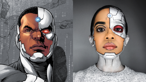 meghaljanardan:  When you are the entire DC universe!  I’ve made tutorials for Huntress, Wonder Woman, and Cyborg! Instagram | Youtube 