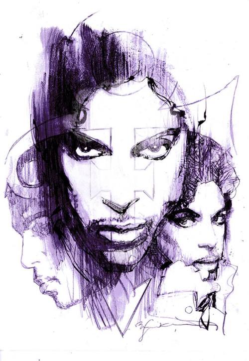 marvel1980s:  Prince by Bill Sienkiewicz