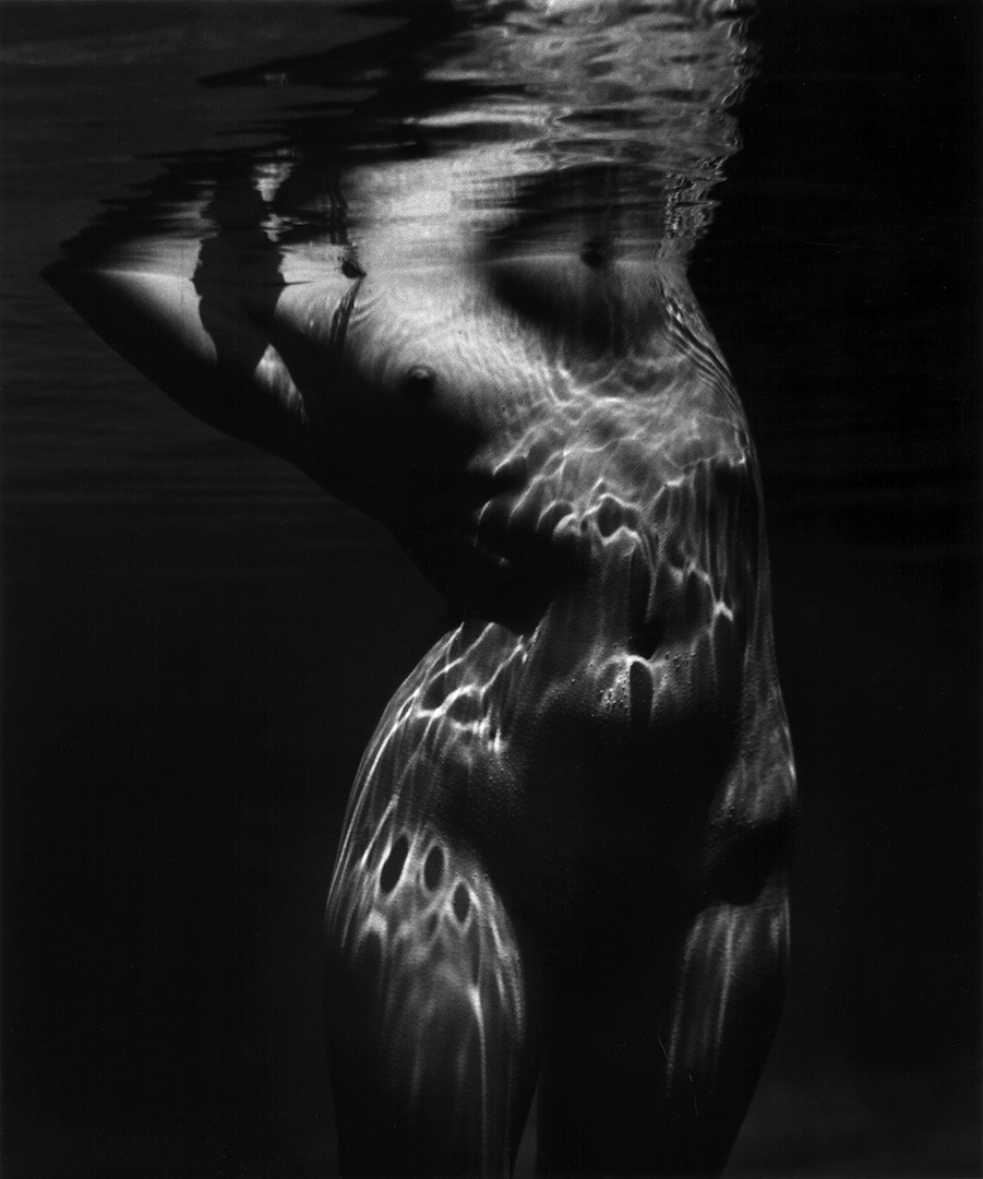 les-sources-du-nil:  Brett Weston Underwater Nude, 1979 (Courtesy of the Brett Weston