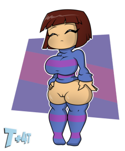 lewd-acris:  I tried drawing Frisk the same