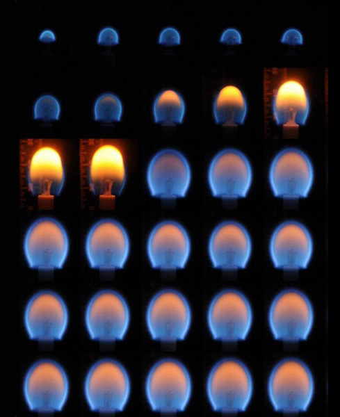 A Burning Candle In Zero-Gravity