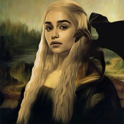 #monalisa #daenerys #khaleesi #motherofdragons