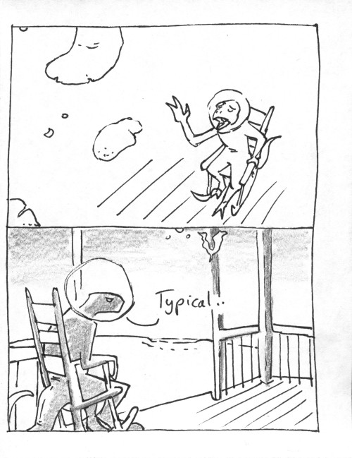 ‘Moon Days’ mini comicprompts: lizard, the moon, chips