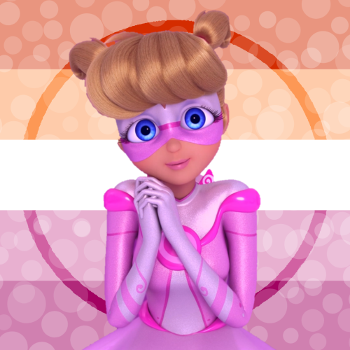 Pride 2022: Lesbian + French Miraculous Superhero IconsPlease reblog and credit me if you use!