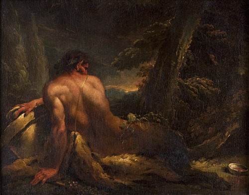 necspenecmetu: Gaspare Diziani, A Reclining Satyr, 18th century