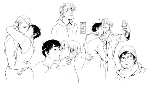 me-za-me-ro:A new portion of YOI warm-up sketches