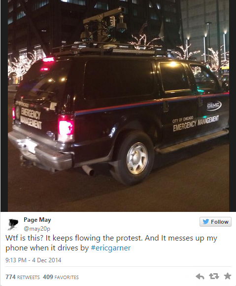 bippyfingers:  thinksquad:  Looks like police in Chicago have a tricked out surveillance