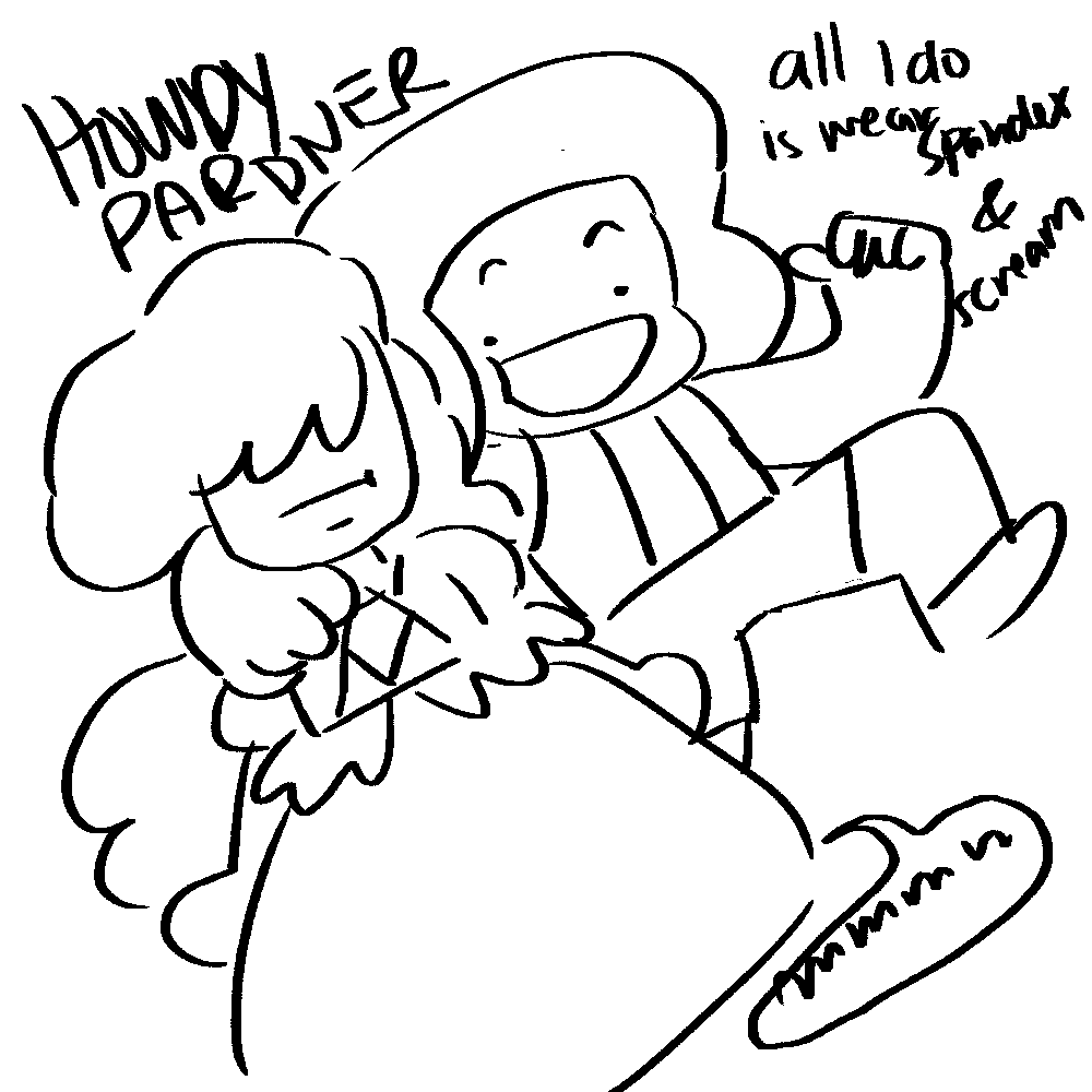 yellow diamond: baby legs youre a good detective. but not good enough. because of