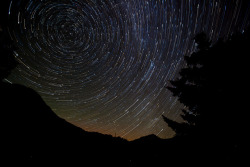 -fuckthisscene:  Star trails and Star tails. by Joe Dsilva on Flickr. More star trails here