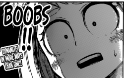 jaxblade:  This is my favorite panel of Uraraka to share with absolutely no context.