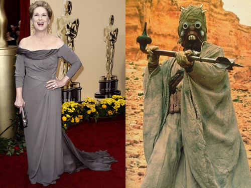 coconutmilk83:Meryl Streep Outfits and the Star Wars Costumes That Inspired Them (Source)