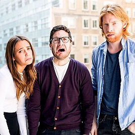 dgleesonsource: @joshuahorowitz: Happy/Sad/Confused. With Alicia Vikander &amp; Domhnall Gleeson