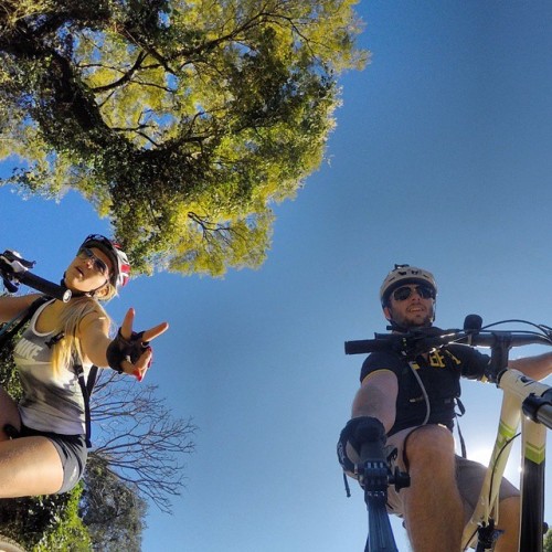 estrangedadventurer: BLUE #goprohero4 #gopro #cascavel #cannondale #rz120 #terapiagrátis #borapedala