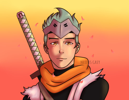 Ahhh school is taking all my time ;c At least i was able to do my ninja son uwu  #genji#overwatch #hes my baby now  #after zenyatta ofc
